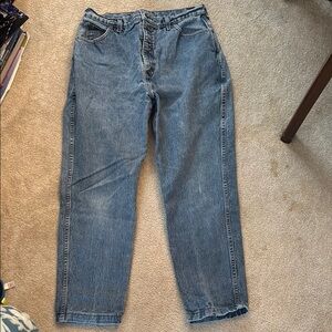 Lands' End Blue Relaxed Jeans Classic Fit